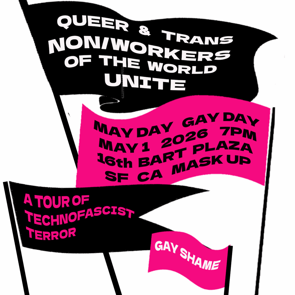 a vector graphic of black & pink flags